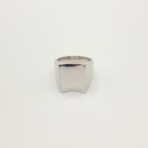 Chunky Silver Ring - Size 8.5
